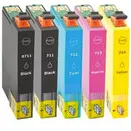 Epson Huismerk Epson T0715 Inktcartridges Multipack (2x zwart + 3 kleuren)