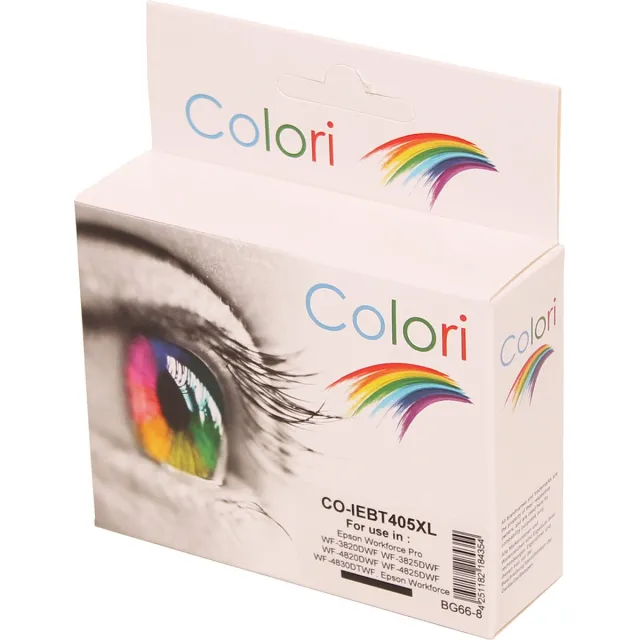 Colori huismerk inkt cartridge geschikt voor Epson 405XL zwart voor Epson Workforce Pro Workforce Pro WF-3820DWF WF-3825DWF WF-4820DWF WF-4825DWF WF-4830DTWF Workforce WF-7830DTWF WF-7835DTWF WF-7840DTWF
