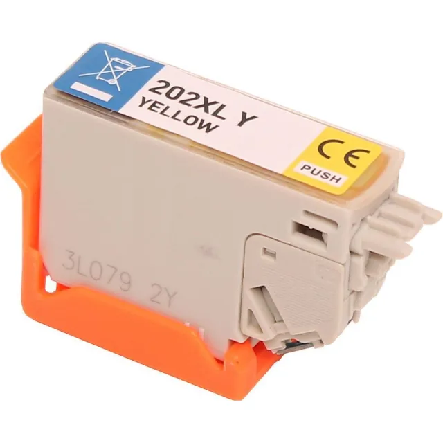 ABC huismerk inkt cartridge geschikt voor Epson 202XL geel voor Expression Premium XP-6000 XP-6005 XP-6100