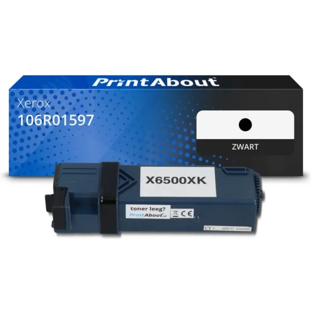 PrintAbout Xerox 106R01597 toner zwart Huismerk