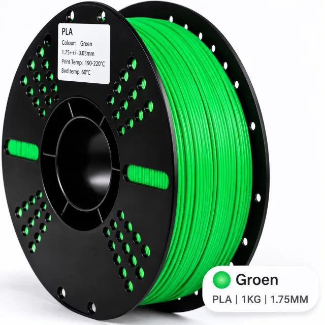 Koppelprint PLA+ Filament – Groen – 1.75mm – 1KG – Koppelprint