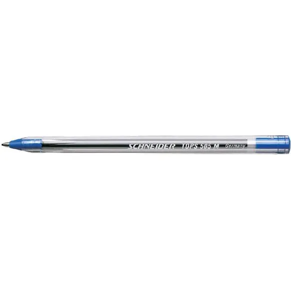 Schneider Tops 505 balpen medium blauw, 1 stuk