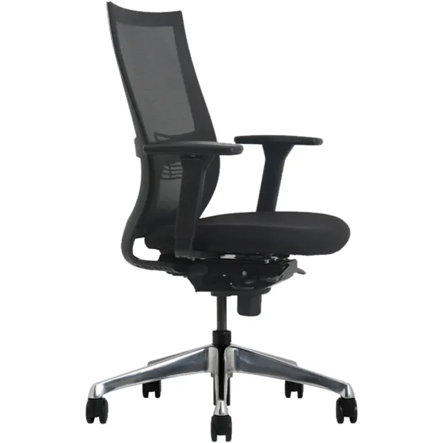 Game Hero Office Hero® Osiris Ergonomische Bureaustoel - Bureaustoelen voor Volwassenen - Aluminium Voetenkruis - Gemonteerd Geleverd Zwart
