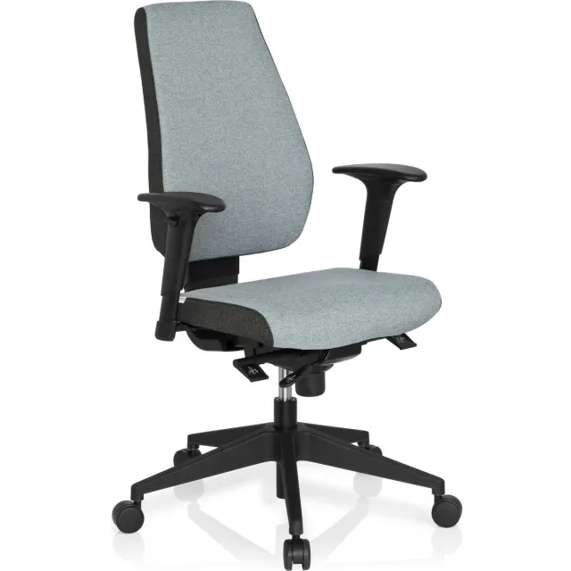 hjh office Pro-Tec 500 - Bureaustoel - Stof - Lichtgrijs / grijs