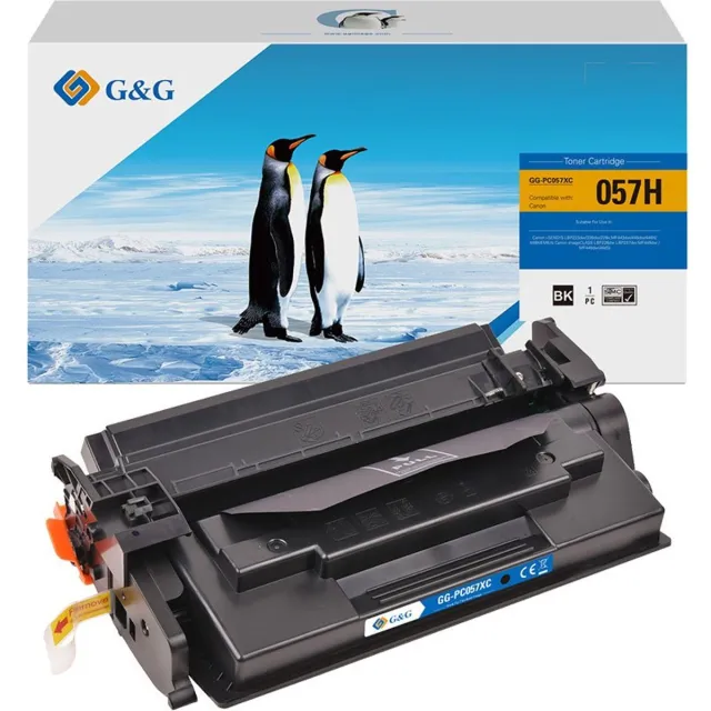 G&G NT-PC057XQC tonercartridge 1 stuk(s) Compatibel Zwart