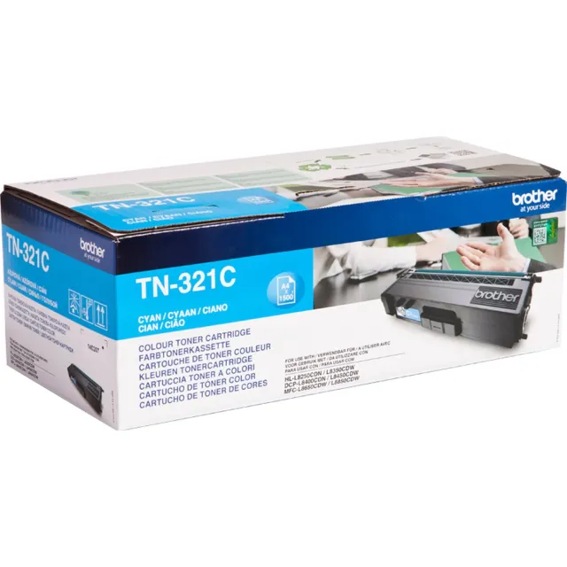 Brother TN-321C tonercartridge Zwart, Cyaan