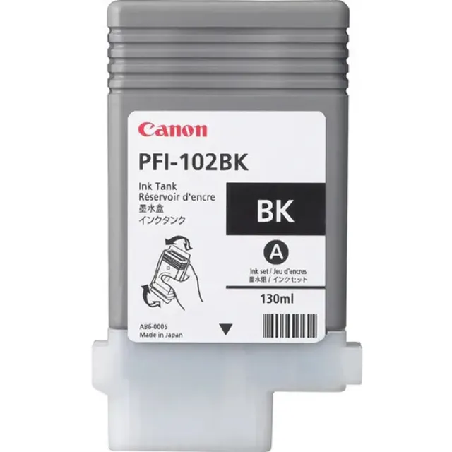 Canon PFI-102BK - Inktcartridge / Zwart