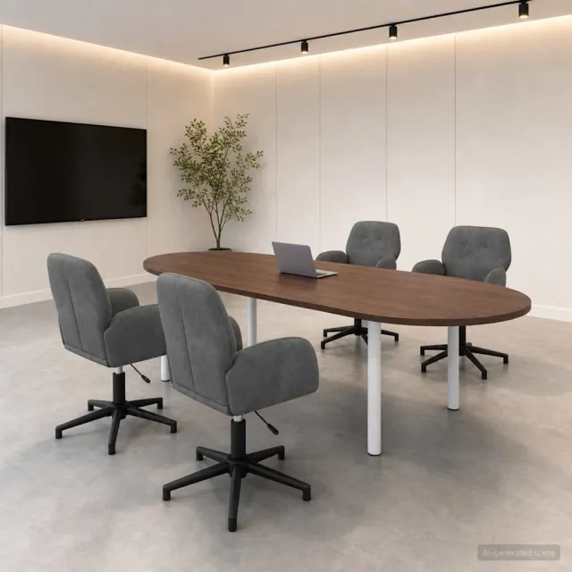 vidaXL Draaiende Bureaustoelen 4 st fluweel 54 x 55 x 90 cm donkergrijs