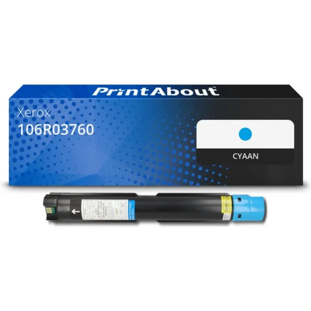 PrintAbout huismerk Toner 106R03760 Cyaan Hoge capaciteit geschikt voor Xerox
