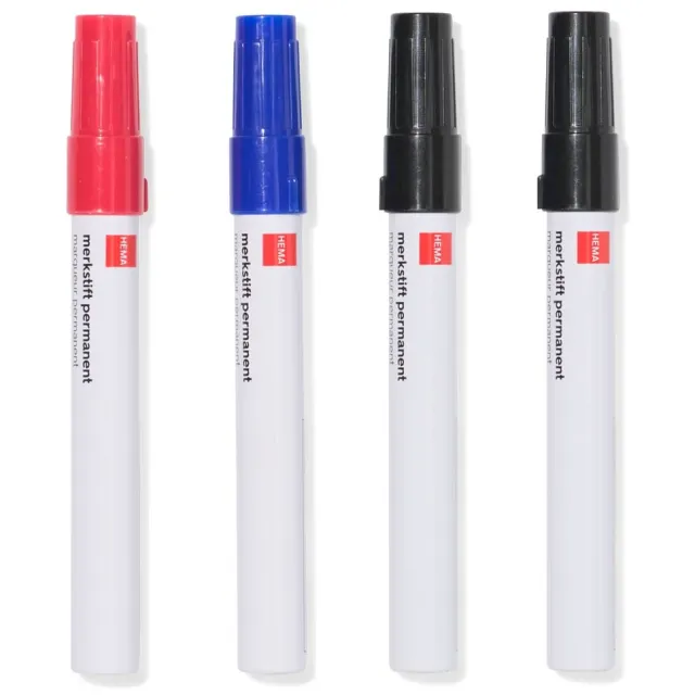 HEMA Merkstiften - 4 stuks