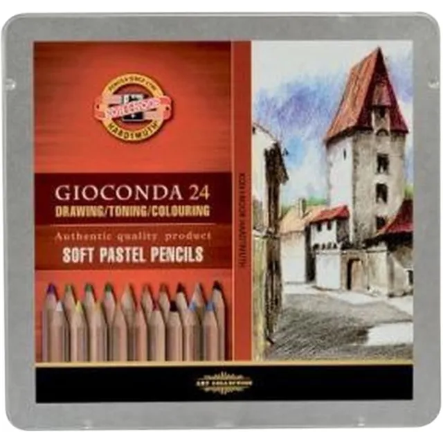 Koh I Noor Pastelpotlood Koh-I-Noor gioconda 24 assorti