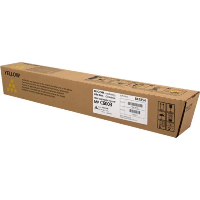 Ricoh 841854 (MP C6003) Toner Geel Yellow
