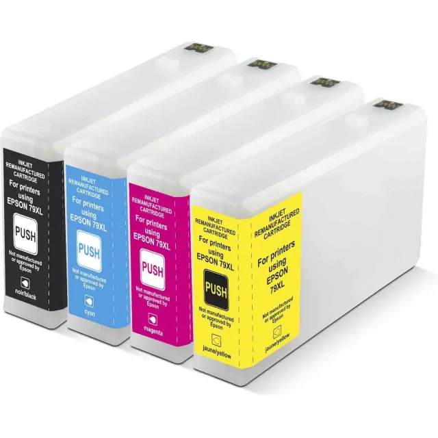 Nextsupplies Multipack Epson T79XL (Black, Cyan, Magenta, Yellow). Originele inkt-cartridges, circulair.