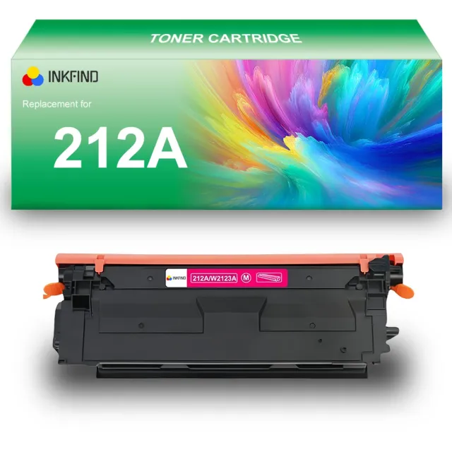 INKFIND 212A (W2123A) Magenta tonercartridge compatibel met HP 212A (W2123A) Magenta toner cartridge - 1-pack Magenta Magenta x 1