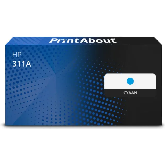 PrintAbout huismerk Toner 311A (Q2681A) Cyaan Geschikt voor HP
