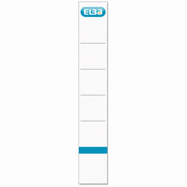 Elba rugetiketten, ft 19x3,4 cm, wit 10 st