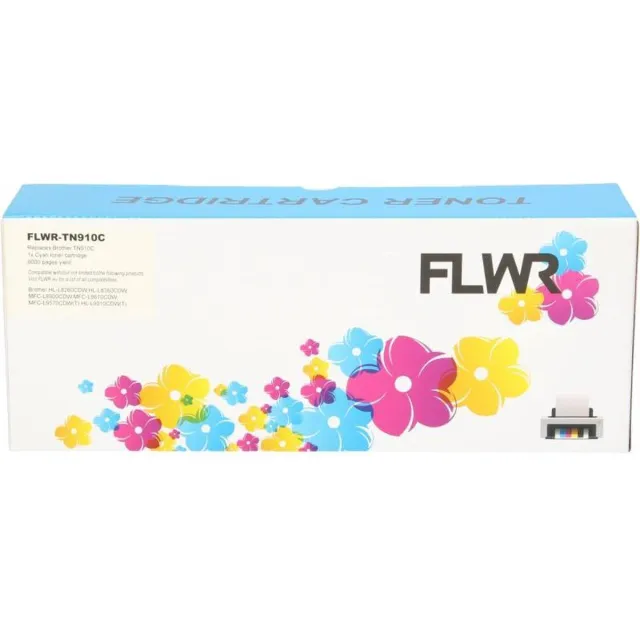 FLWR Toners / Brother TN-910C / cyaan / Geschikt voor Brother