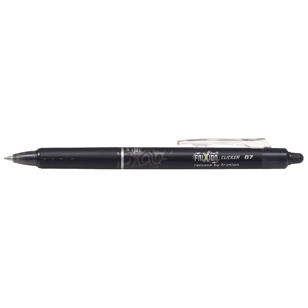 Rollerpen PILOT friXion clicker medium zwart