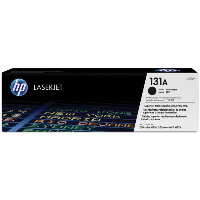 Hp toner 131A, 1 600 pagina's, OEM CF210A, zwart