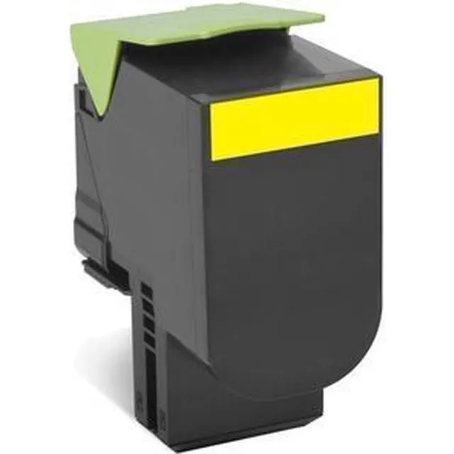 Lexmark 802XYE - CX510 Tonercartridge Geel standard capacity 4.000 pagina s 1-pack corporate