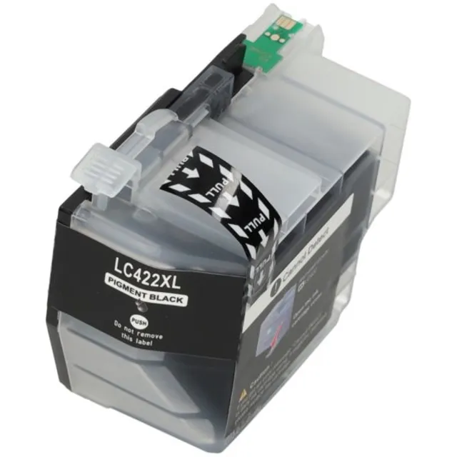 PrintAbout huismerk Inktcartridge LC-422XLBK Zwart Hoge capaciteit geschikt voor Brother