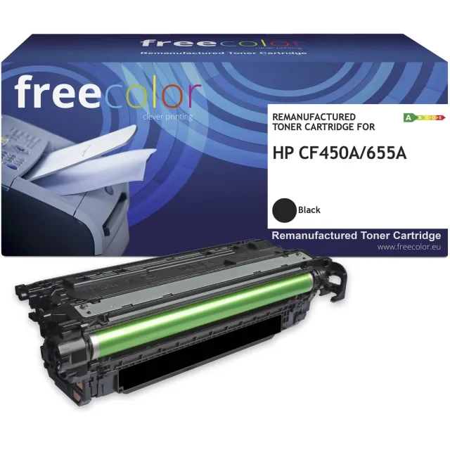 Freecolor HP CF450A - toner FREECOLOR - Black 12500p Zwart