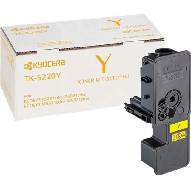 Kyocera TK-5220Y - Tonercartridge - 1 stuk - Origineel - Geel