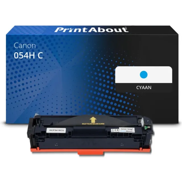 PrintAbout Huismerk Canon 054H C Toner Cyaan Hoge capaciteit