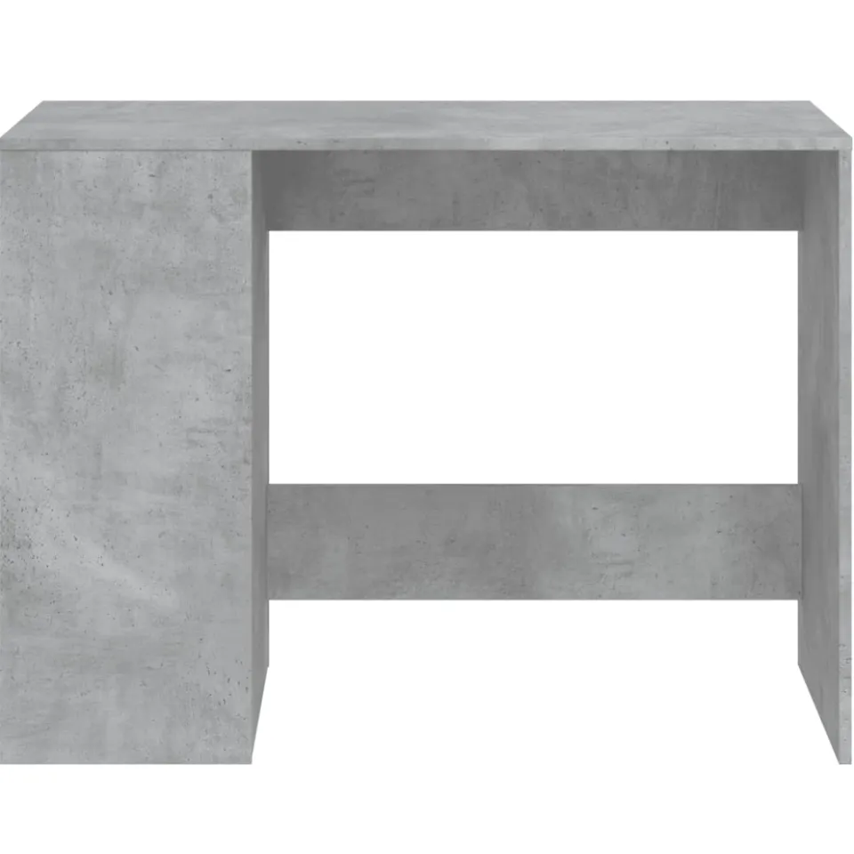 vidaXL Bureau 102x50x75 cm bewerkt hout betongrijs