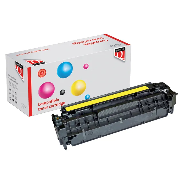 Quantore Tonercartridge Quantore alternatief tbv HP CC532A 304A geel