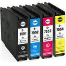 Epson Huismerk Epson T7551-T7554 Inktcartridges Multipack (zwart + 3 kleuren)
