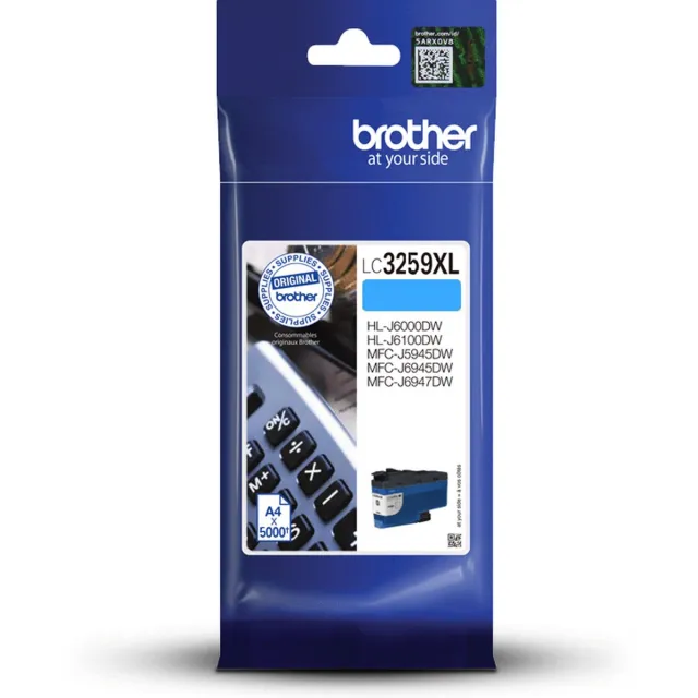 Brother LC3259XLCP tonercartridge 1 stuk(s) Origineel Cyaan