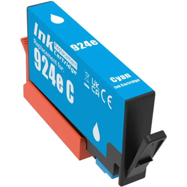 Inktkenners Inktcartridge geschikt voor HP 924 XL | 1x Cyaan geschikt voor HP 924 EvoMore - 924E - HP OfficeJet Pro 8120 - 8122 - 8123 - 8125 - 8128 - 8130 - 8132 - 8133 - 8134 - 8135