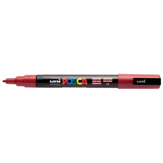 Uni POSCA paintmarker PC-3M, 1,5 mm, donkerrood