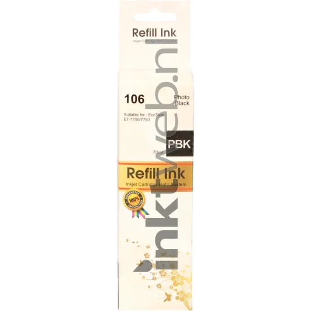 FLWR Huismerk Epson 106 Ecotank foto zwart (Huismerk (compatible))