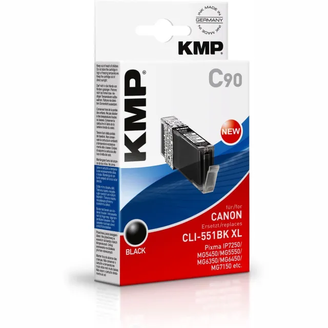 KMP C90 - Inktcartridge / Zwart