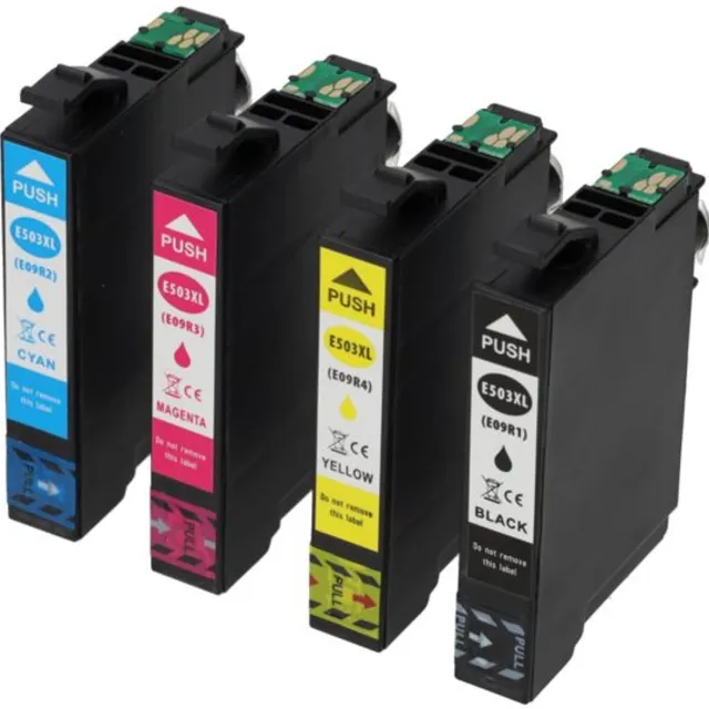 PrintAbout huismerk Inktcartridge 503 (C13T09Q64010) 4-kleuren Multipack geschikt voor Epson