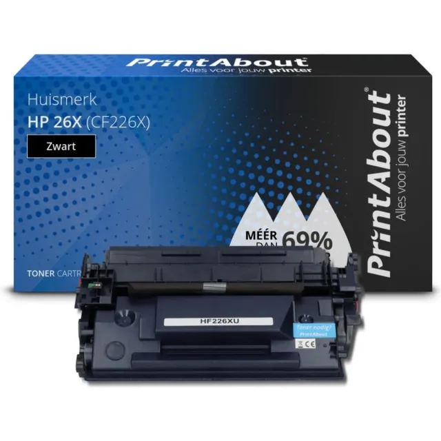 PrintAbout Alternatief voor de HP CF226X (nr 26X) / zwart