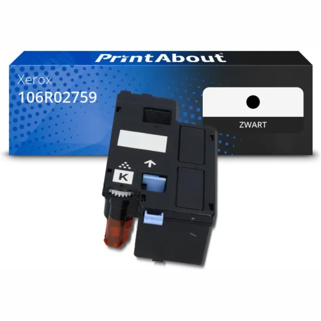 PrintAbout huismerk Toner 106R02759 Zwart Geschikt voor Xerox