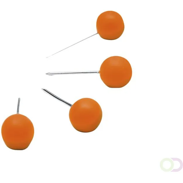 Nobo Punaises Nobo oranje 100 stuks