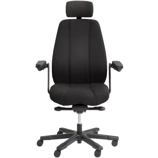 ABC Kantoormeubelen Fortis Pro 24/7 Ergonomische Bureaustoel Zwart