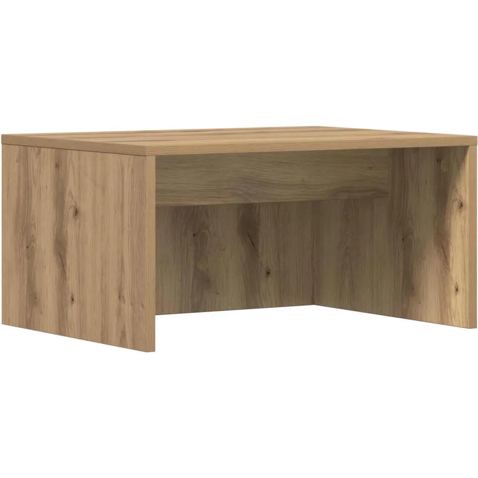 vidaXL Wandbureau Artisan Eiken Bewerkt hout 60 x 45 x 30 cm, foto 3