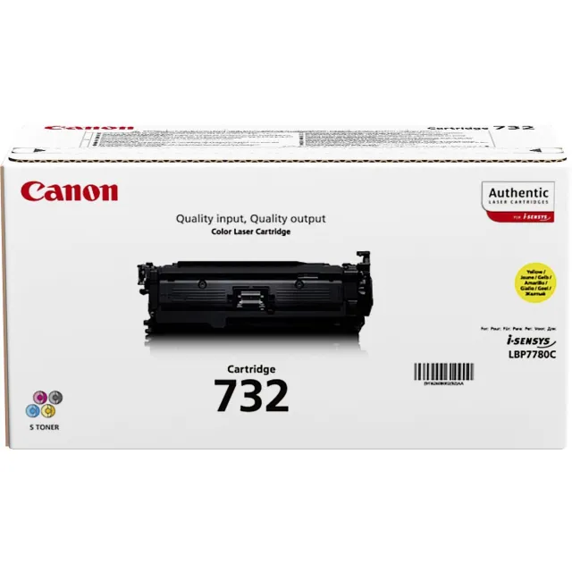 Canon 732Y - Tonercartridge / Geel