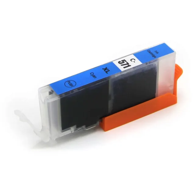 Inktkenners Cartridge Geschikt voor Canon PGI-570XL / CLI-571XL Cyaan | Geschikt voor Pixma MG7700, MG7750, MG7751, M7752, MG7753, TS8050, TS8051, TS8052, TS8053, TS9050 en TS9055