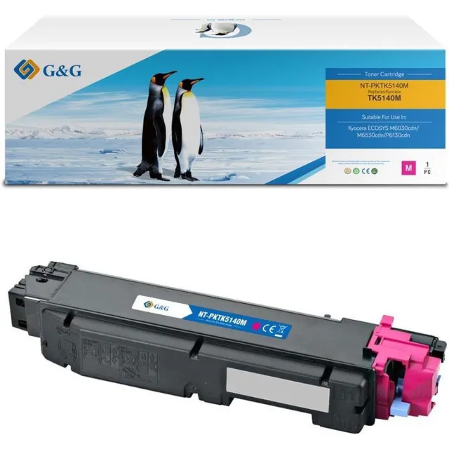 G&G Kyocera TK-5140 Toner cartridge Magenta 1 stuk(s) Huismerk / 5000 Pagina's