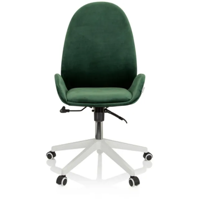 hjh office Bureaustoel / draaistoel AVEA fluweel groen hjh OFFICE