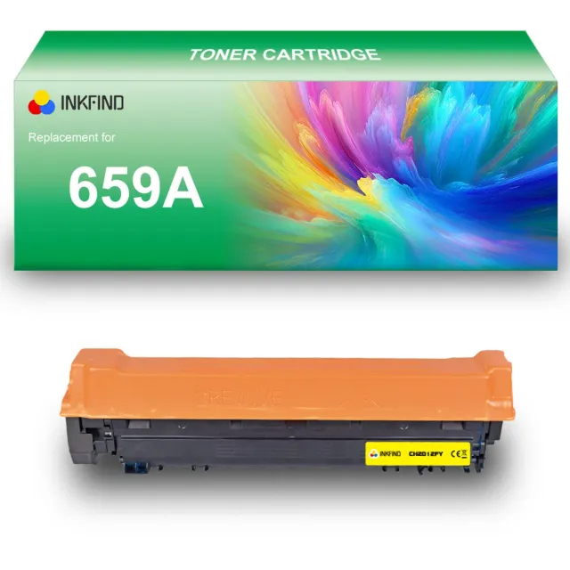 INKFIND 659A (W2012A) Geel tonercartridge compatibel met HP 659A (W2012A) Geel toner cartridge - 1-pack Geel Geel x 1