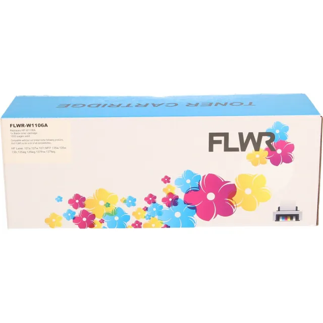FLWR Toners / HP 106A / zwart / Geschikt voor HP