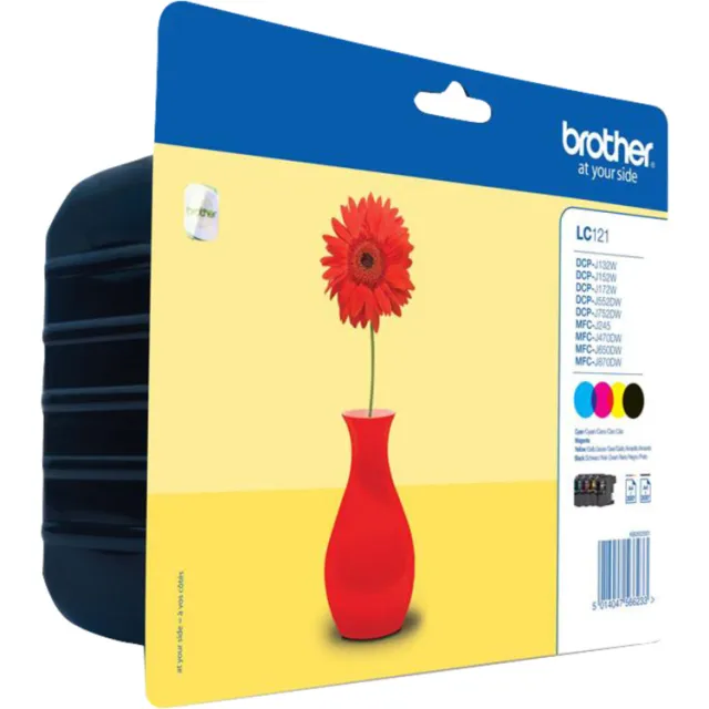 Brother LC-121VALBP multipack inktcartridges