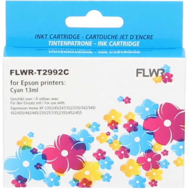 FLWR Epson 29XL T2992 cyaan (Huismerk (compatible))